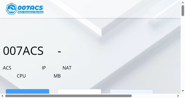Screenshot of 007acs.com