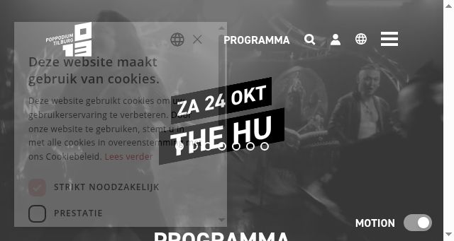 Screenshot of 013.nl