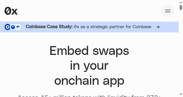 Screenshot of 0x.org