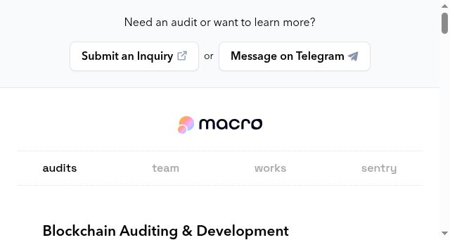 Screenshot of 0xmacro.com