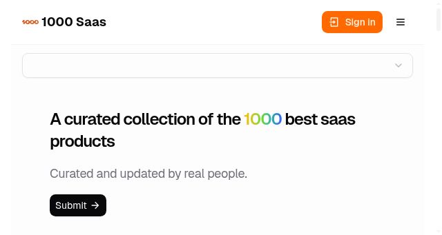 Screenshot of 1000saas.best