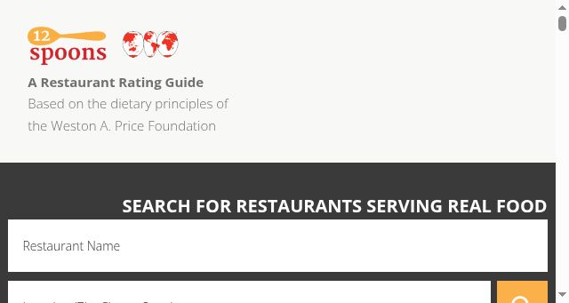 Screenshot of 12spoons.com