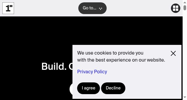 Screenshot of 1inch.dev