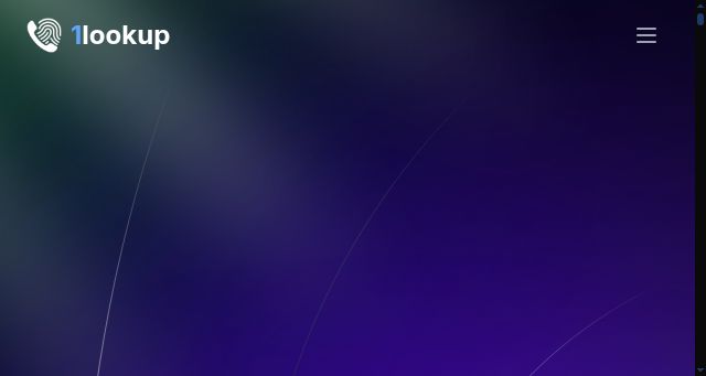 Screenshot of 1lookup.io