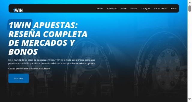 Screenshot of 1win-uy.com