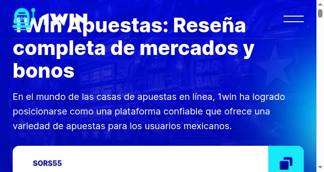 Screenshot of 1win1.com.mx