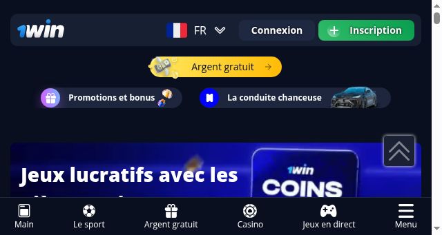 Screenshot of 1winner-ci.com