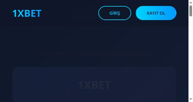 Screenshot of 1xbet-tr.cash