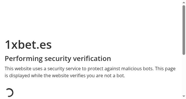 Screenshot of 1xbet.es