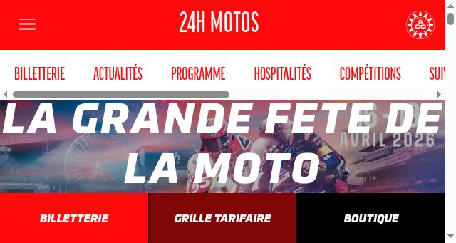 Screenshot of 24h-motos.com