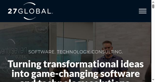 Screenshot of 27global.com