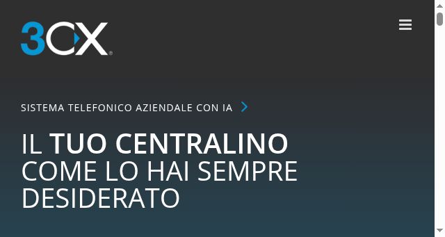 Screenshot of 3cx.it