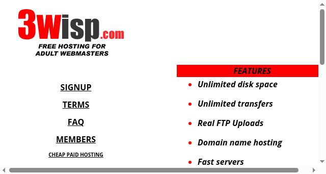 Screenshot of 3wisp.com