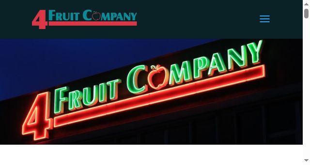 Screenshot of 4fruitcompany.nl
