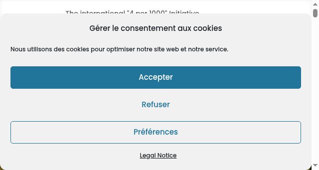 Screenshot of 4p1000.org