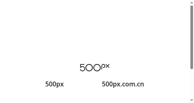 Screenshot of 500px.me