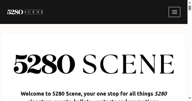 Screenshot of 5280scene.com