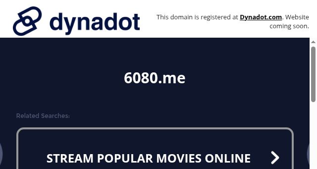Screenshot of 6080.me