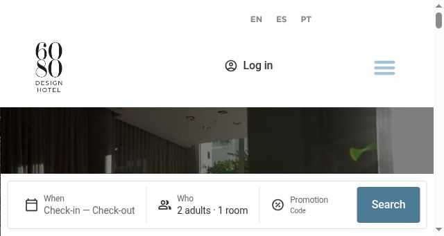 Screenshot of 6080hotel.com