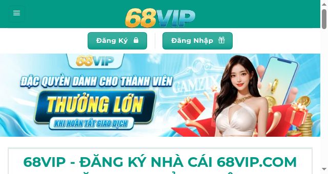Screenshot of 68vip-ac.onl
