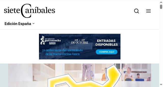 Screenshot of 7canibales.com