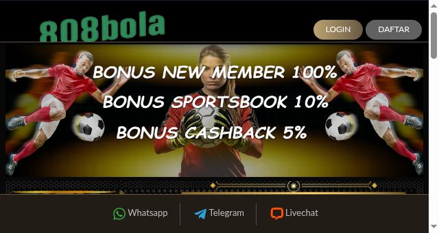 Screenshot of 808bola.net