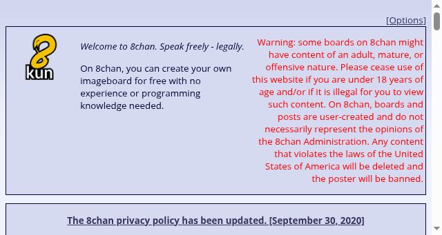 Screenshot of 8kun.top