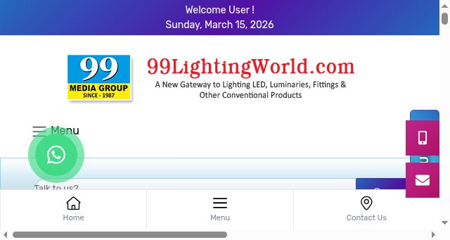 Screenshot of 99lightingworld.com