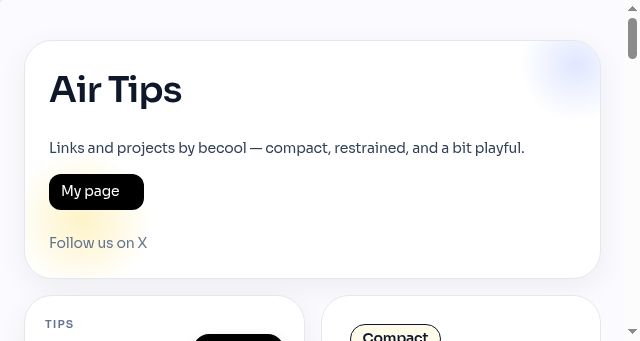 Screenshot of a.coffee