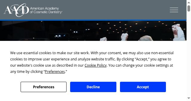 Screenshot of aacd.com