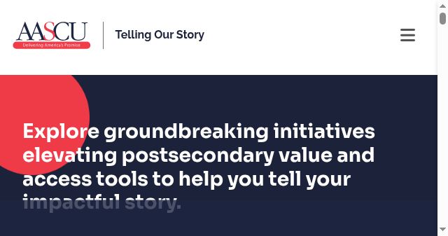 Screenshot of aascutellingourstory.org