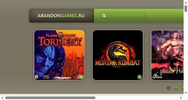Screenshot of abandongames.ru