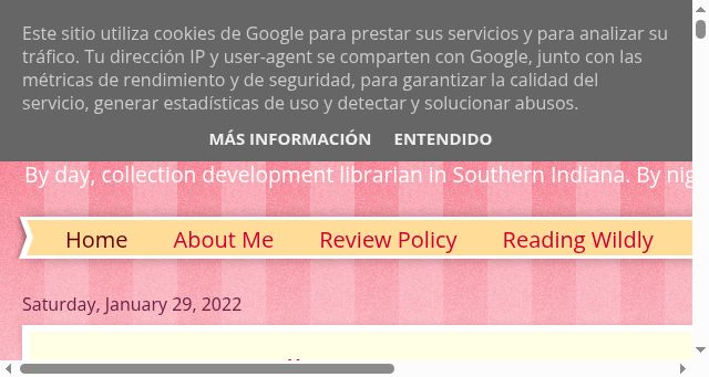 Screenshot of abbythelibrarian.com