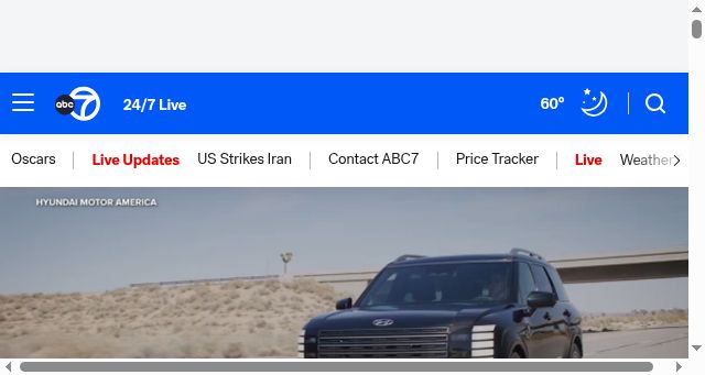Screenshot of abc7news.com