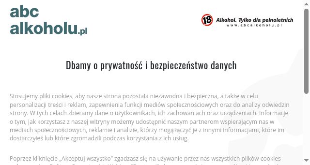 Screenshot of abcalkoholu.pl