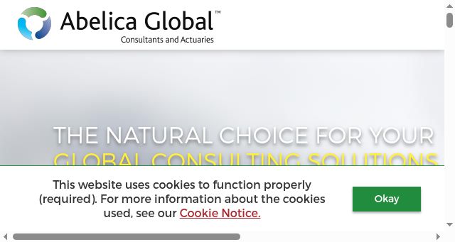 Screenshot of abelicaglobal.com