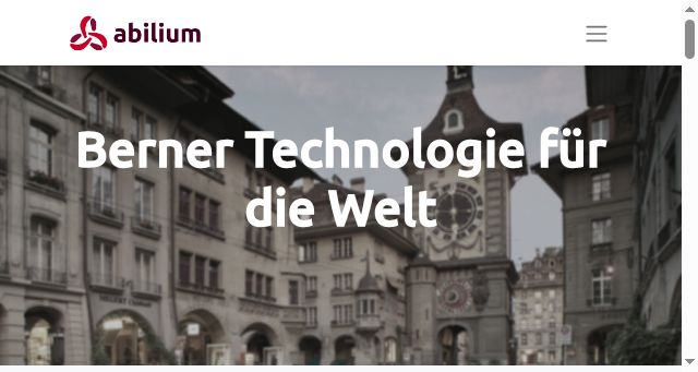 Screenshot of abilium.io