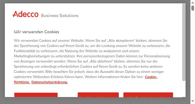 Screenshot of abs-group.de