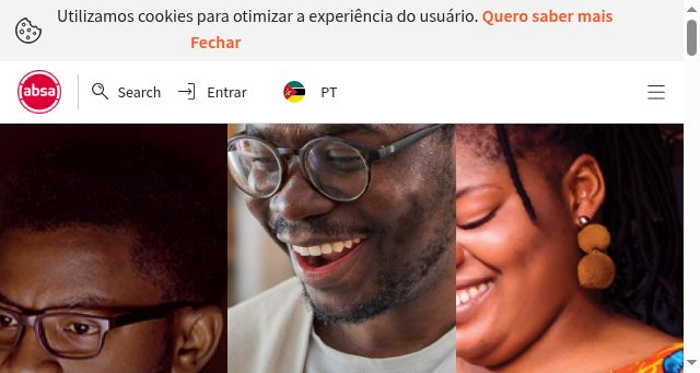 Screenshot of absa.co.mz