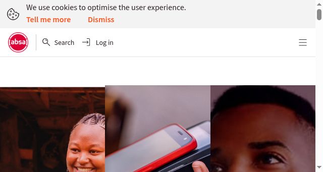 Screenshot of absa.sc