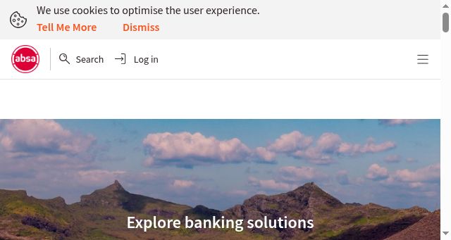 Screenshot of absabank.mu