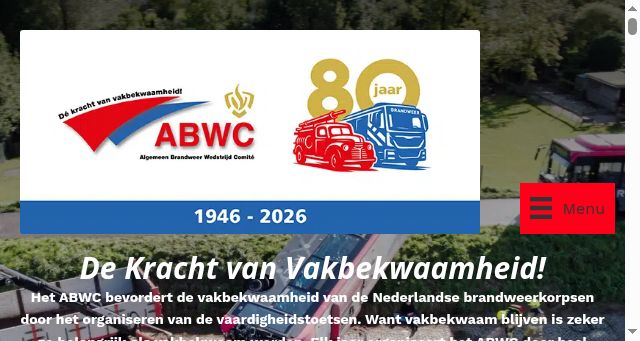 Screenshot of abwc.nl