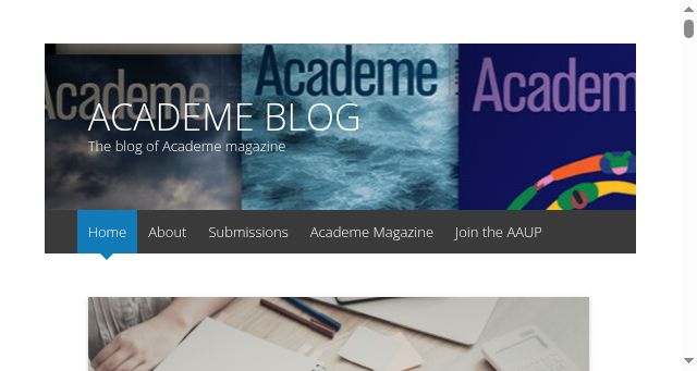 Screenshot of academeblog.org
