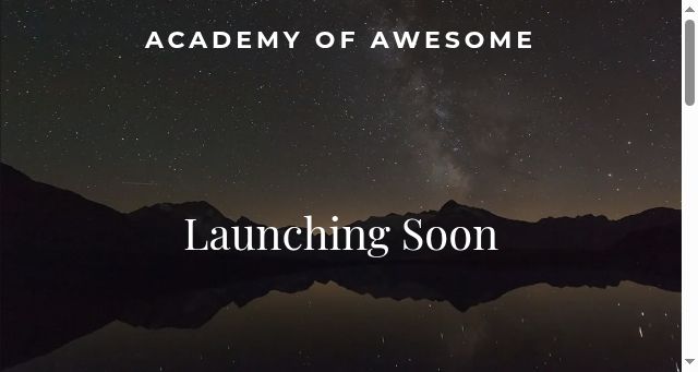 Screenshot of academyofawesome.world