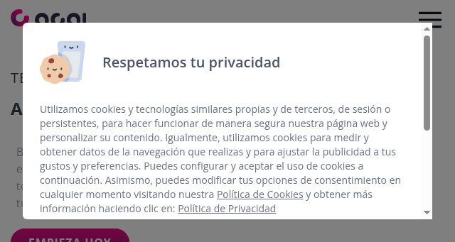 Screenshot of acaisuite.com