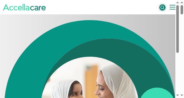 Screenshot of accellacare.com