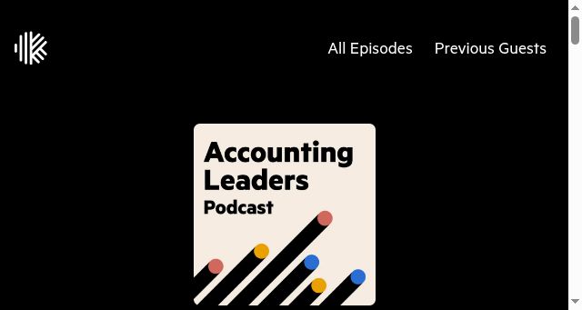 Screenshot of accountingleaderspodcast.com