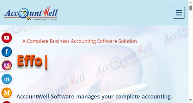 Screenshot of accountwell.in