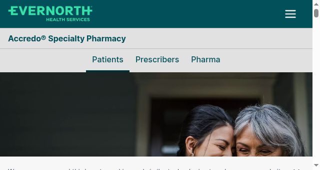 Screenshot of accredo.com