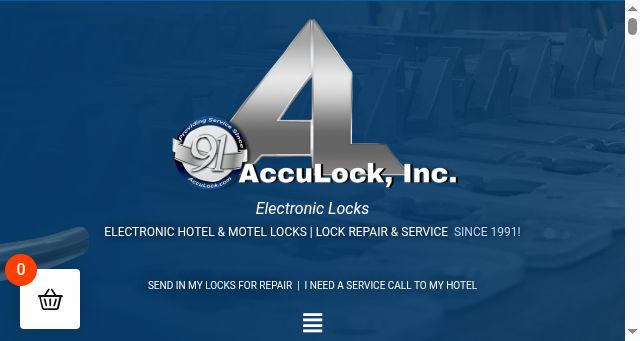 Screenshot of acculock.com